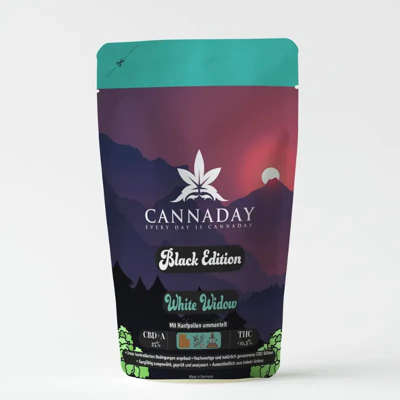 White Widow CBD Blüten Black Edition