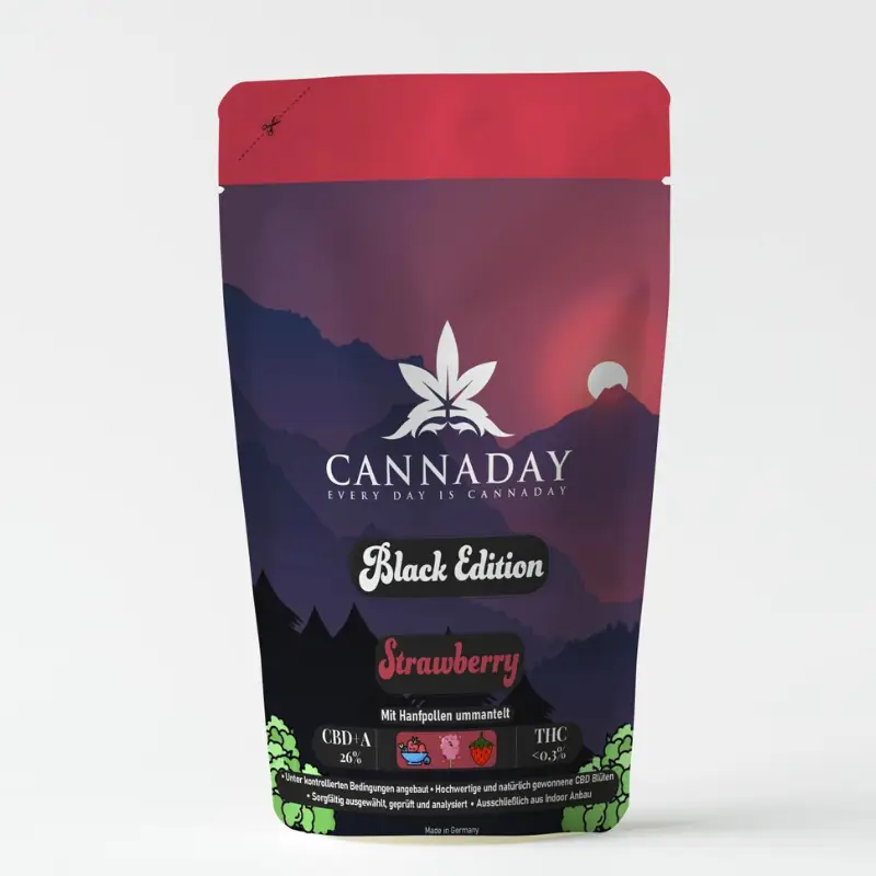 Strawberry CBD Blüten Black Edition