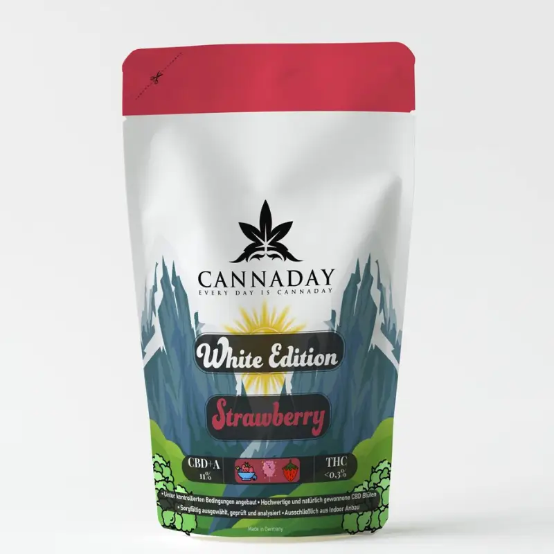 Strawberry CBD Blüten White Edition