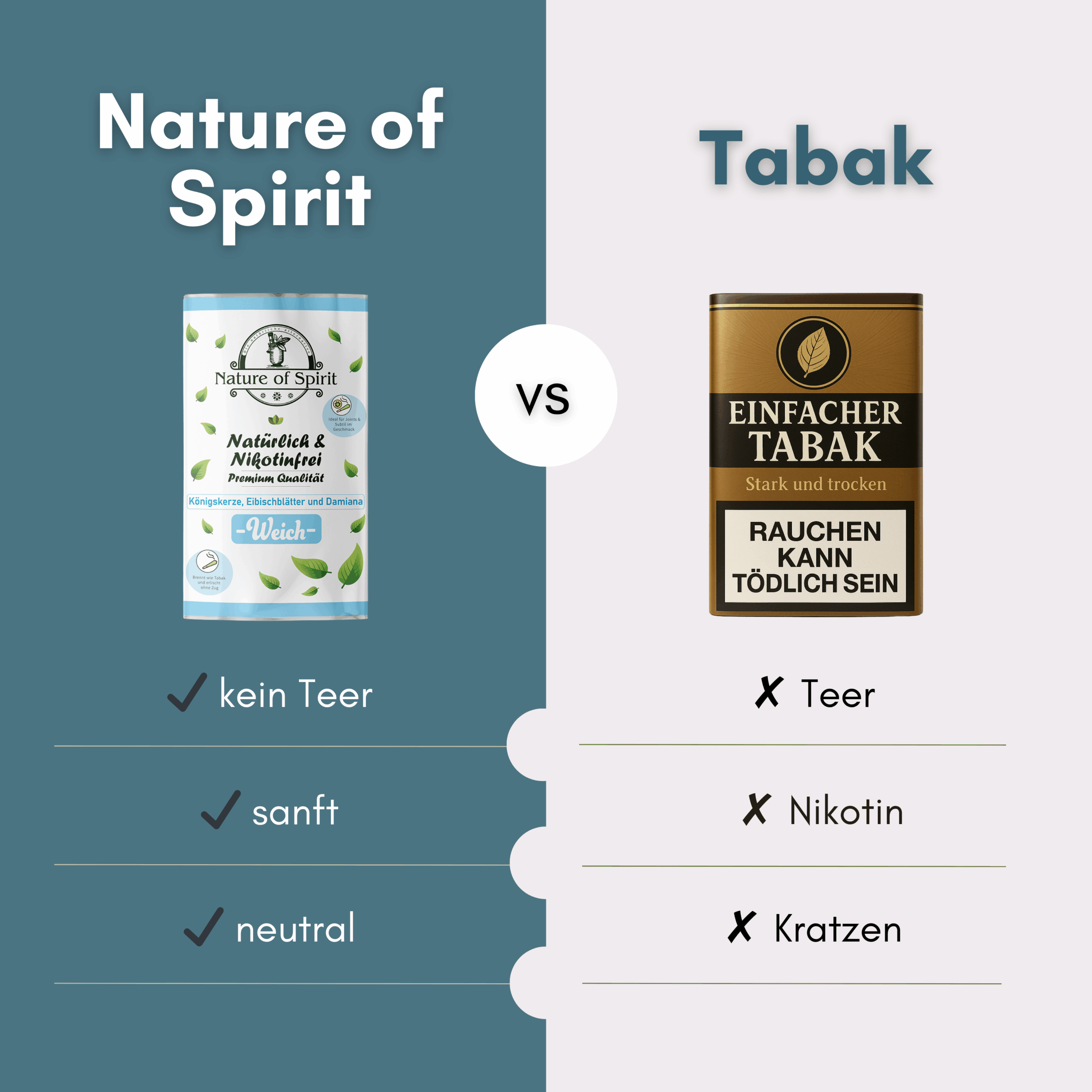 Nature of Spirit - Soft - Tabakersatz
