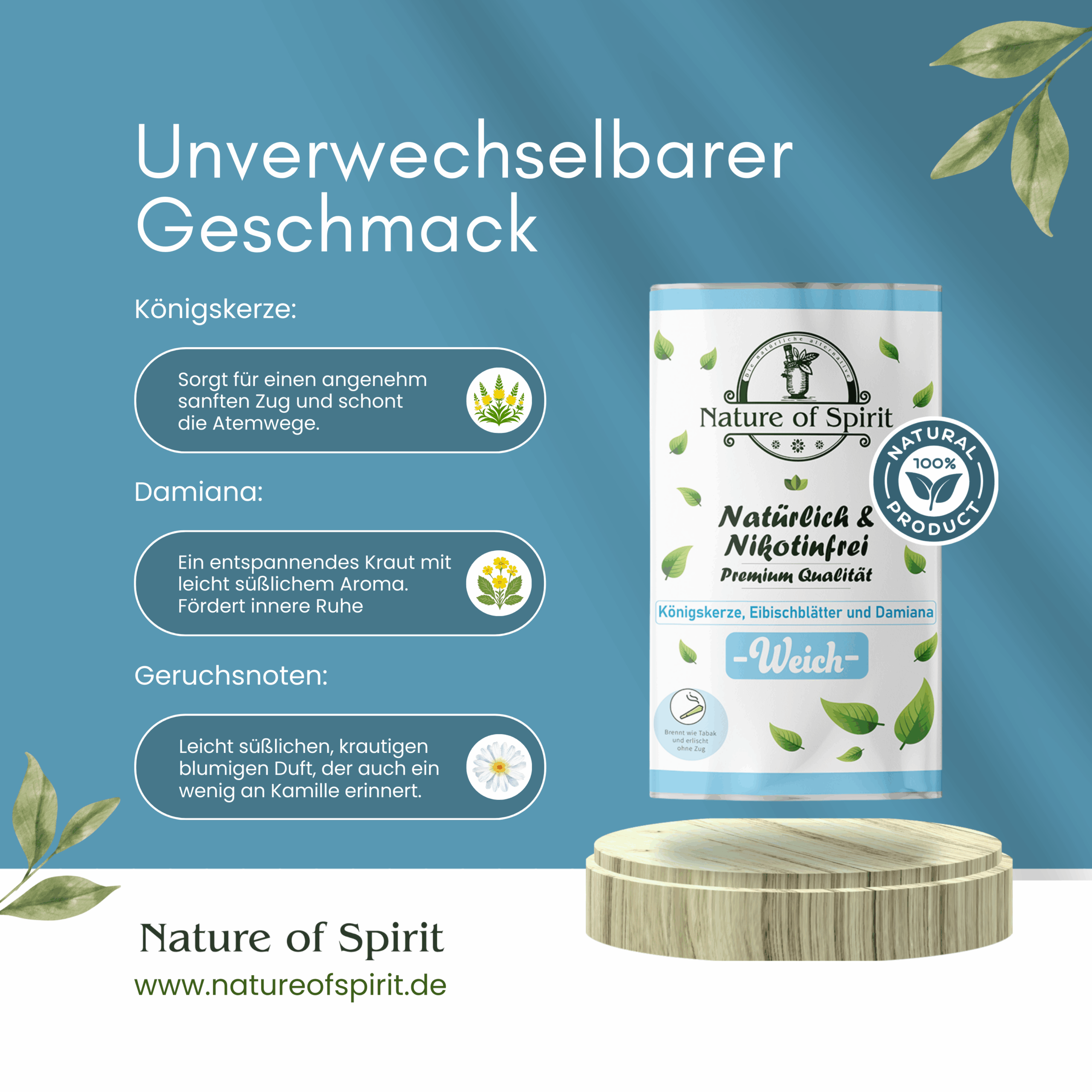 Nature of Spirit - Soft - Tabakersatz