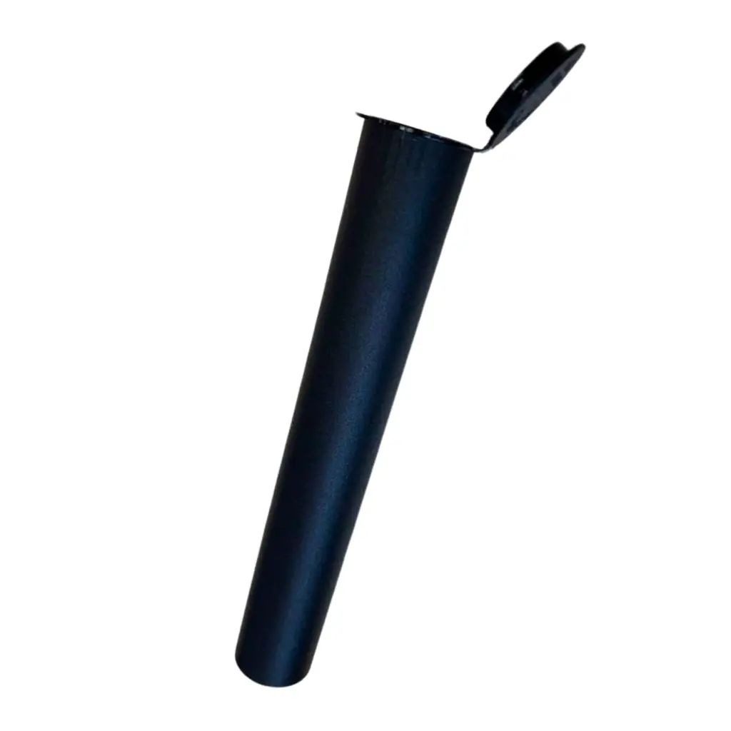 116 mm Kindersichere blickdichte Pop-Top Pre-Roll Tubes – Matt Schwarz (5er-Set) (2)